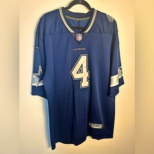 DAK PRESCOTT Dallas Cowboys NIKE x NFL Players Jersey Blue & White Men’s Sz XXXL